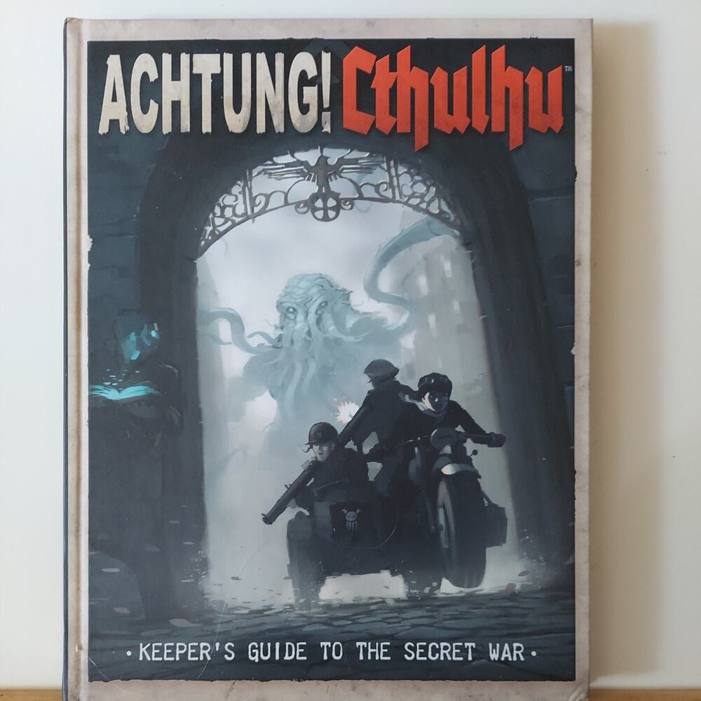 Achtung! Cthulhu Modiphius Keeper's Guide to the Secret War Roleplay RPG READ